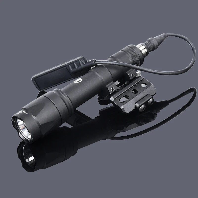 WADSN SF M600C M300A M300 M600 linterna táctica con arma de caza Airsoft Scout accesorio compatible con montaje Offset de riel Mlok Keymod