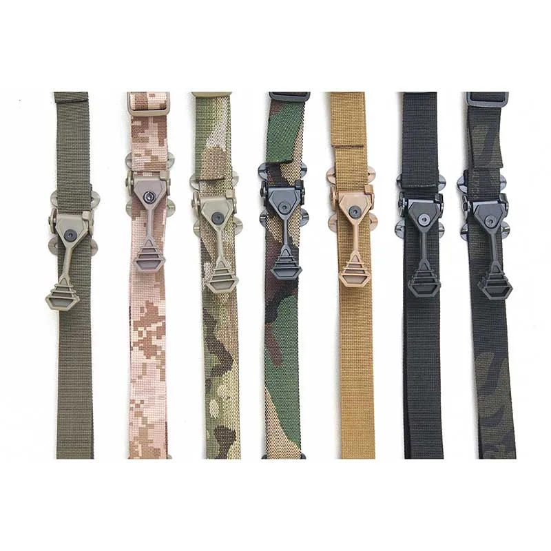 Correa de eslinga de Rifle de doble punto, accesorios de equipo táctico de caza, correa de eslinga ajustable de liberación rápida, AOR1 RG - imagen 3