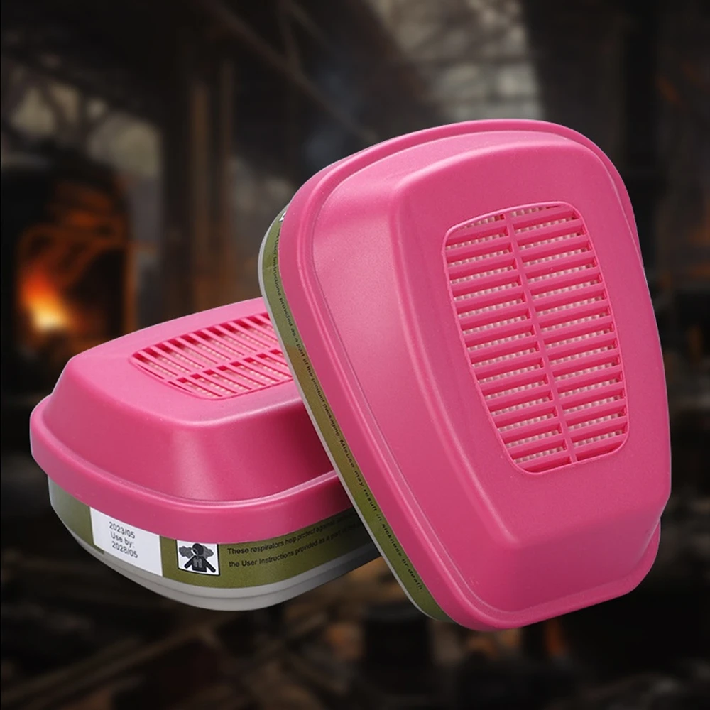 Accesorios de caja de filtro de máscara de gas 60926, 60923, 60921 - Cartucho/filtro multigas/vapor con protección P100 para vapores orgánicos - imagen 3