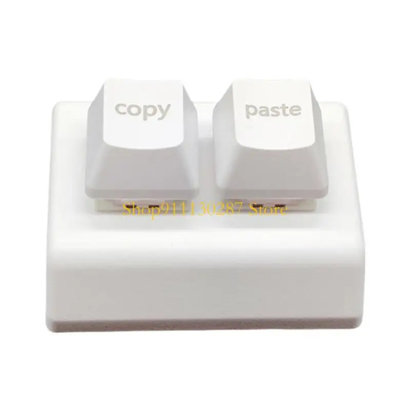 Mini teclado USB J1HC, teclado mecánico 2 teclas con cable USB retroiluminado en Color y función intercambio en caliente