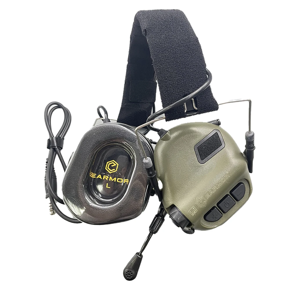 EARMOR M32 MOD4 auriculares tácticos antiruido auriculares de comunicación de aviación auriculares de tiro - imagen 2