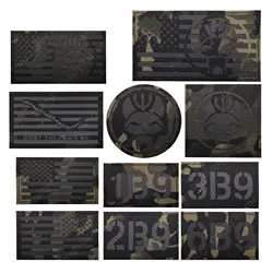 Seal Team IR Parche bandera USA infrarrojo militar insignia táctica