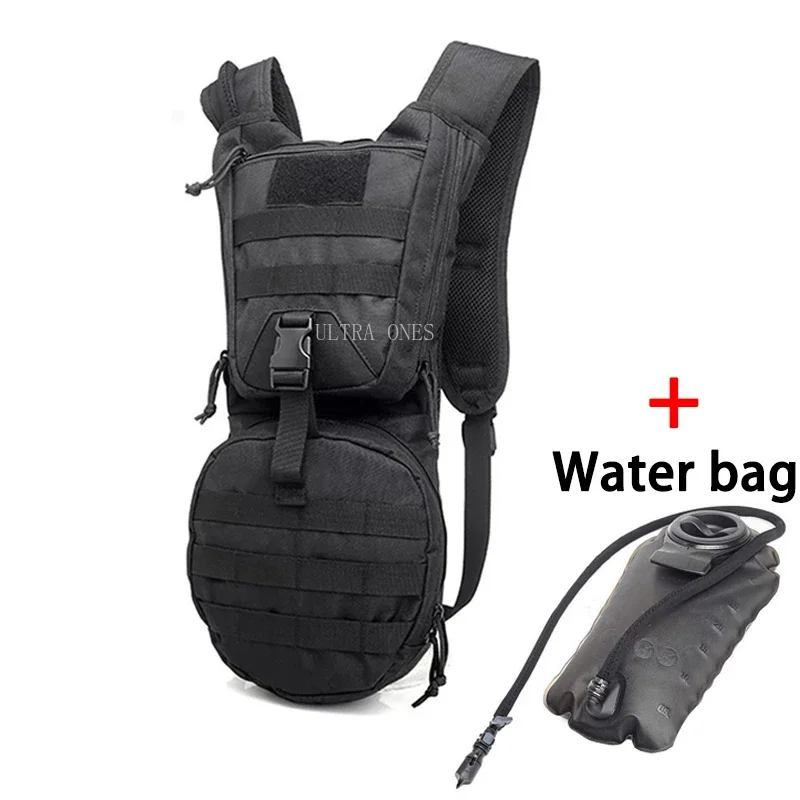 Mochila de vejiga de agua para exteriores, bolsa de agua de hidratación de 3L para entrenamiento de combate táctico, caza, senderismo, montañismo - imagen 5