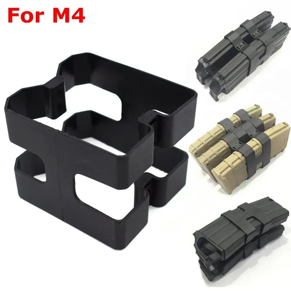Acoplador de revistas táctico 5,56, conector de doble cargador rápido, acoplador rápido, enlace p-mag para AR15 M4 / MP5 / MP7 / AK47 AK74 - imagen 3
