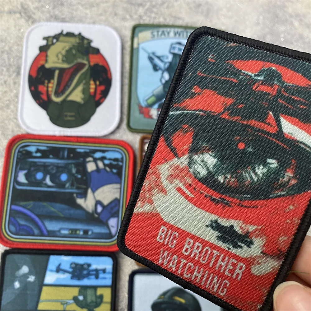 Parche de insignia de moral táctica rusa, parches de brazalete militar para observación de ojos, gancho y bucle, mochila, sombrero, accesorios, pegatinas - imagen 2