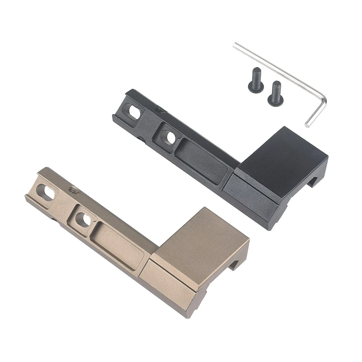 Táctico 45 °   Soporte para linterna Offset compatible con la serie SureFire M300 M600, compatible con MLOK Keymod, riel de 20mm, accesorios de caza ​ - imagen 3