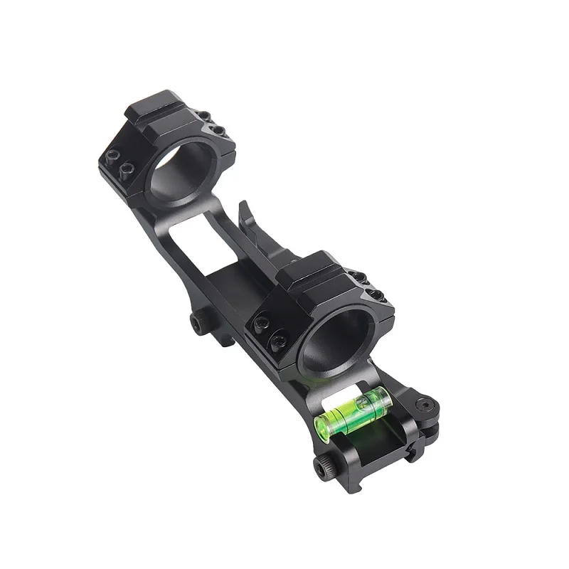 Accesorios tácticos para caza, montaje Picatinny de 30MM/25,4 MM de diámetro, anillos para mira telescópica, riel de 20MM, soporte de liberación Qicuk táctico - imagen 3