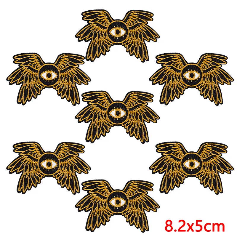 10 unids/lote motocicleta Club Punk Hippie banda de Metal parche bordado hierro en insignias chaleco de motorista chaqueta vaquera insignia de subcultura musical - imagen 4