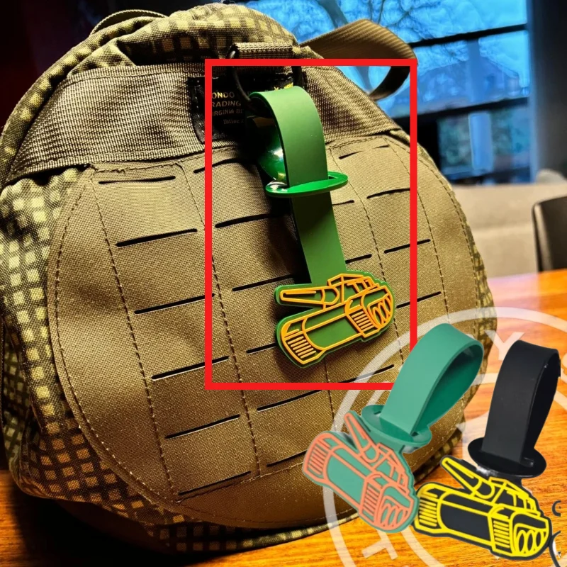 Etiqueta superior de la prevención de la pérdida del equipaje de la identificación del equipo de la mochila de la etiqueta del bolso de la defensa