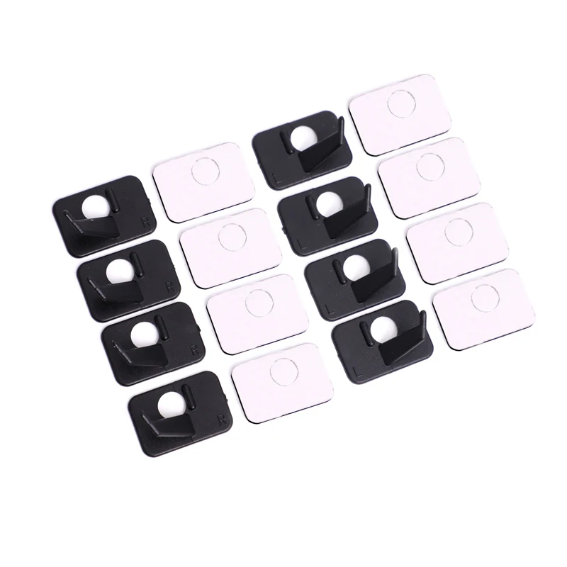 Soporte de flecha de plástico de 6 piezas para mano derecha e izquierda, adhesivo para arco recurvo de caza, accesorio para arco de tiro con arco - imagen 5