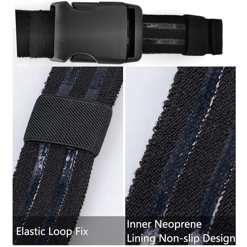 Correa para pierna para funda, correa táctica para muslo, cinturón para pierna para pistolas, cuchillo, 1,5 pulgadas/36mm, colgador de pierna EDC para hombres y mujeres - imagen 5