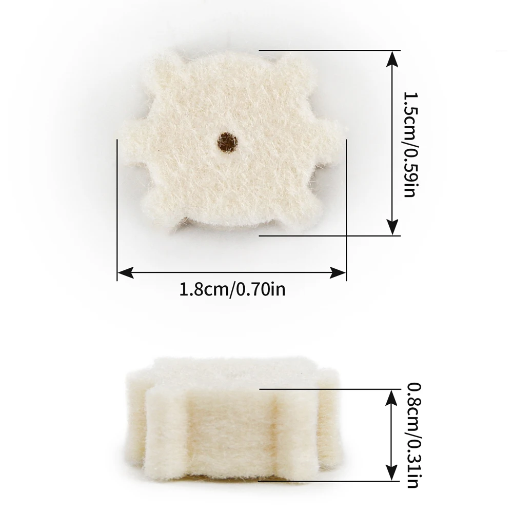 Almohadillas de limpieza para cámara de piezas, kit de limpieza de pistola de fieltro de lana, accesorio para mopa, 100. 56, 30/50/223/5 - imagen 4