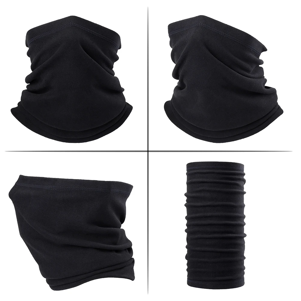 Pasamontañas de invierno para motocicleta, máscara de media cara a prueba de viento, calentador de cuello para esquí, Motocross, ciclismo, Bandana para hombre y mujer - imagen 5
