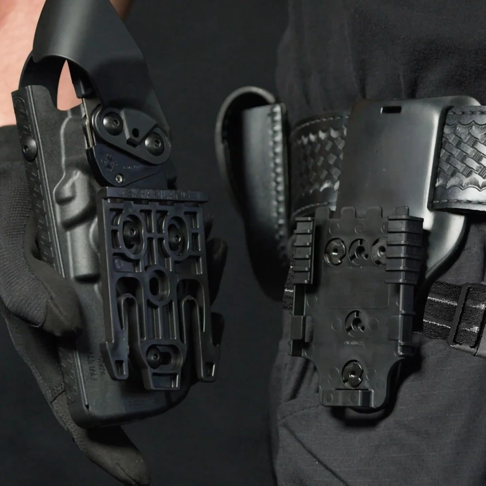 Adaptador de Funda de Pierna con Presilla para Cinturón de 2 Pulgadas con Sistema de Bloqueo Rápido QLS, Accesorios Tácticos para Portar Armas con Correa para el Muslo - imagen 2