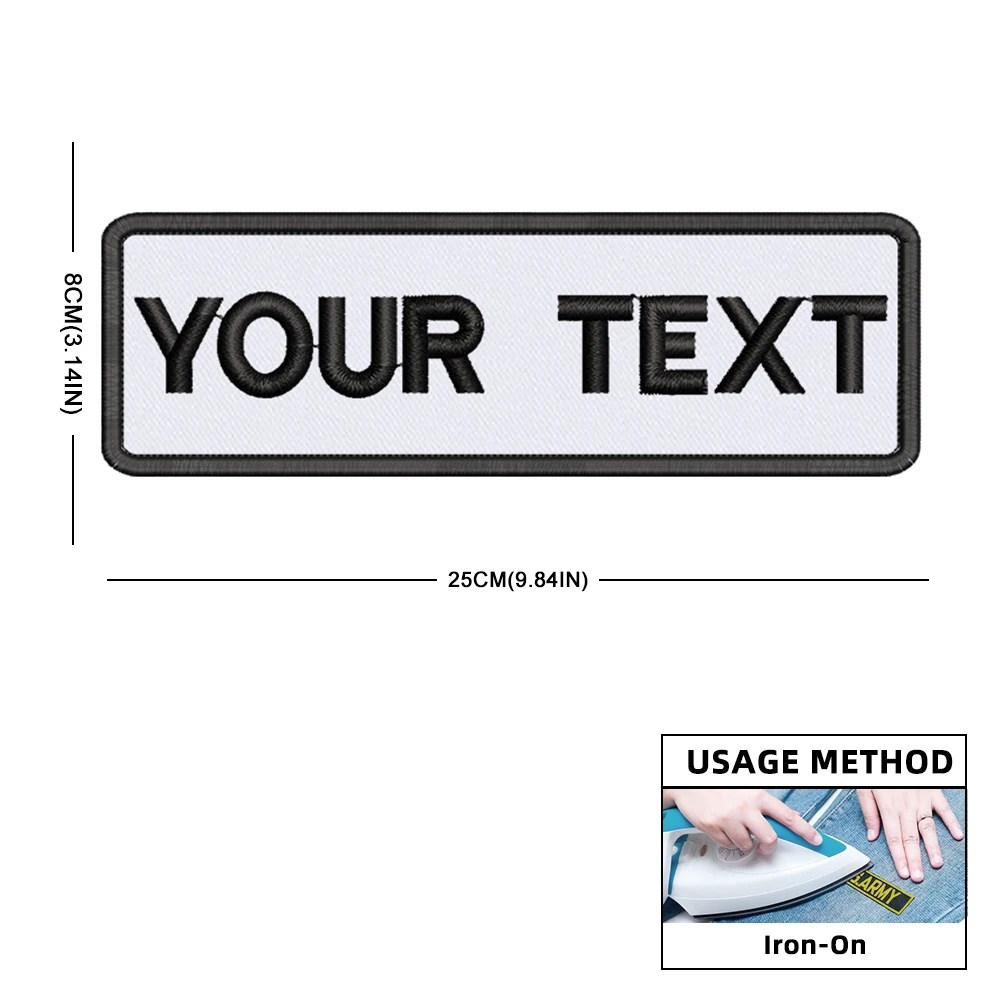 25X8cm-Iron on