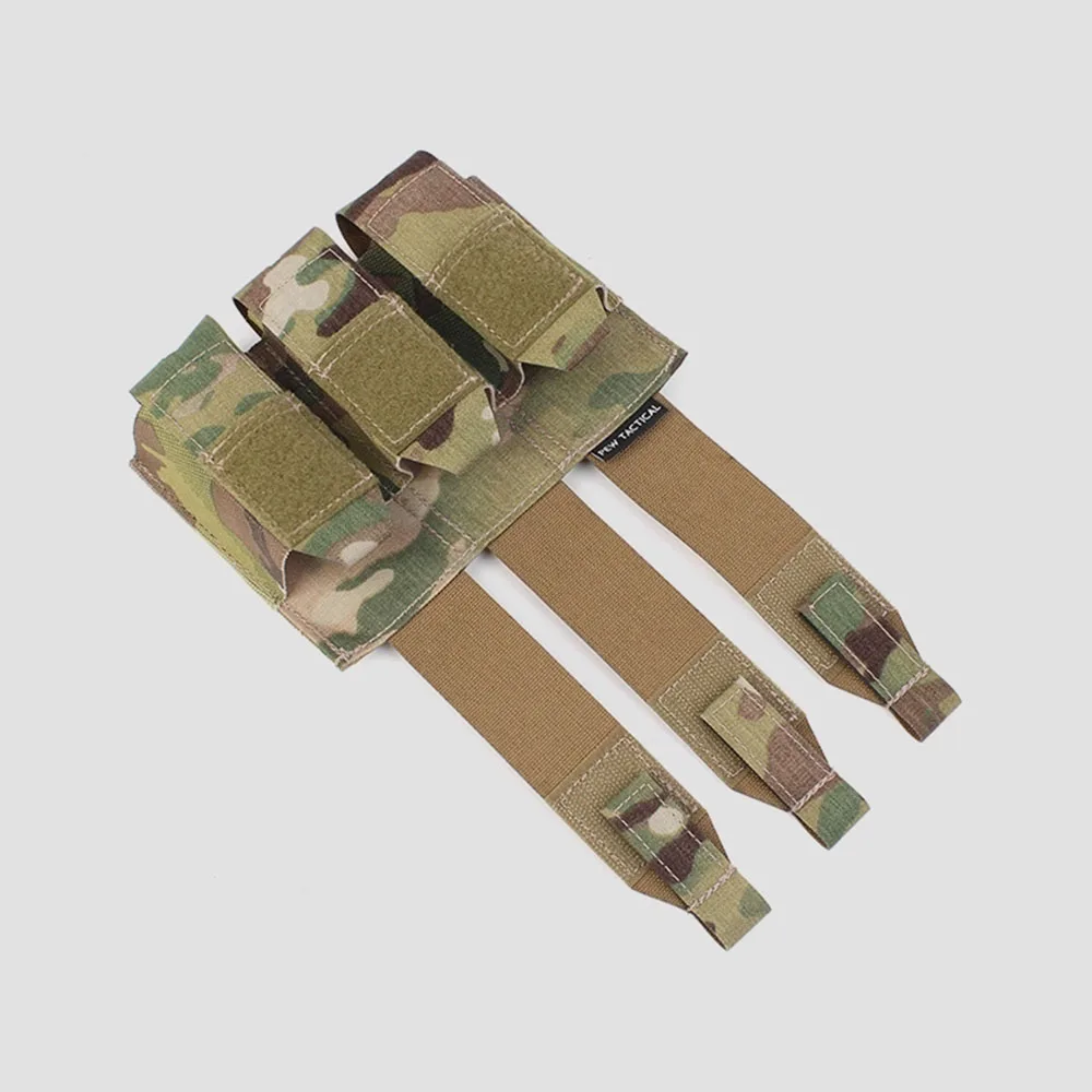 PEW táctico FB3 Triple Flash Bang bolsa MOLLE Flip Cover bolsa de herramientas WD40 40ml bolsa de utilidad de almacenamiento PH99 - imagen 3