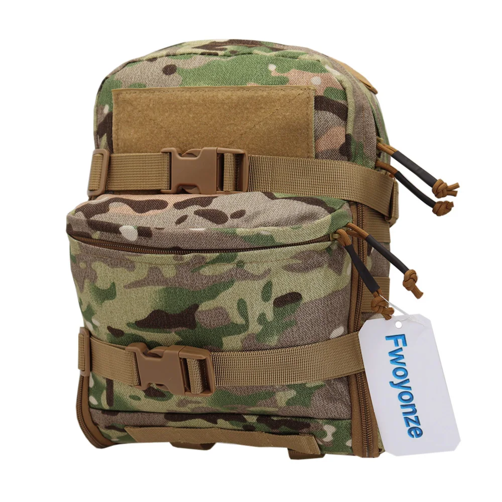 Fwoyonze bolsa hidratación táctica mini MOLLE para chaleco airsoft - imagen 2