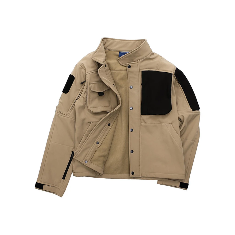 Emersongear chaqueta blindada de rinoceronte Triple Tech, abrigo funcional, uniforme de combate para acampar, Airsoft para hombre, caza al aire libre, senderismo EMB6867 - imagen 4