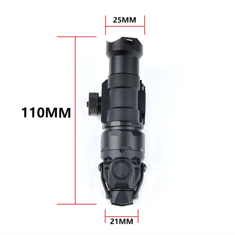 WADSN Airsoft KIJI K1 IR iluminador Tactica Scout luz arma de caza linterna Led apto para Rifle AR15 arma 20mm accesorios de riel - imagen 2