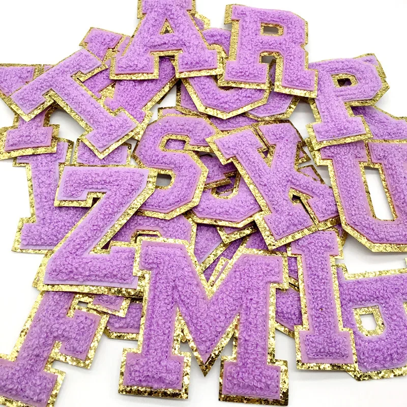 Parches de letras A-Z tamaño grande para ropa - planchar o coser - imagen 5