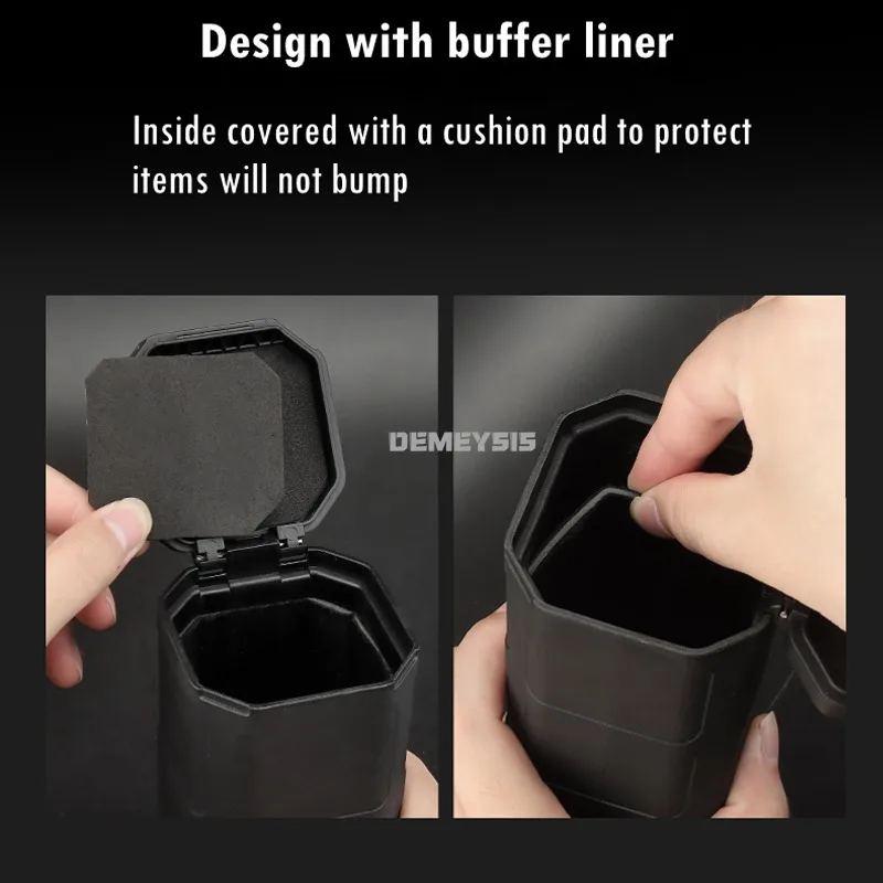 Caja de almacenamiento táctica a prueba de golpes, caja multiherramientas portátil para exteriores, carcasa dura para caza, Camping, Airsoft, con estuche de seguridad de espuma - imagen 3