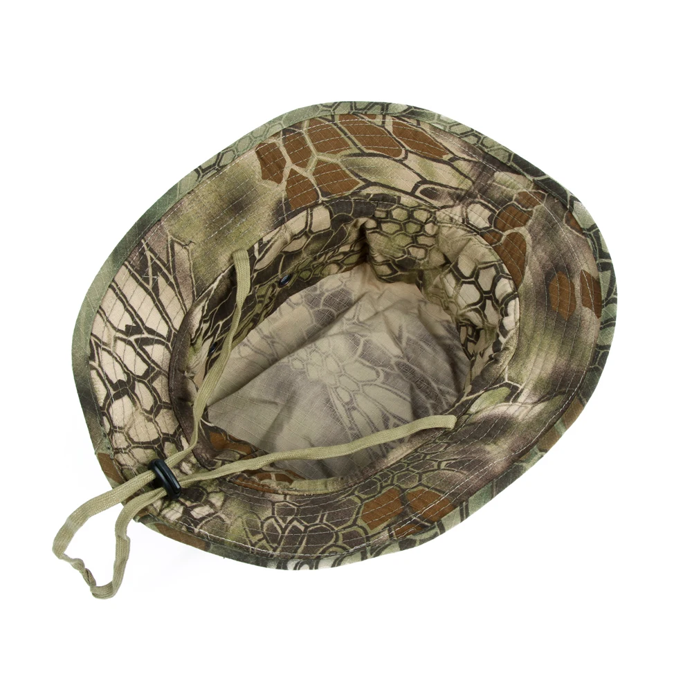 Boonie-Sombrero táctico militar para hombre, gorras de cubo para caza, pesca, Camuflaje al aire libre, sombreros para el sol, Panamá, Verano - imagen 5