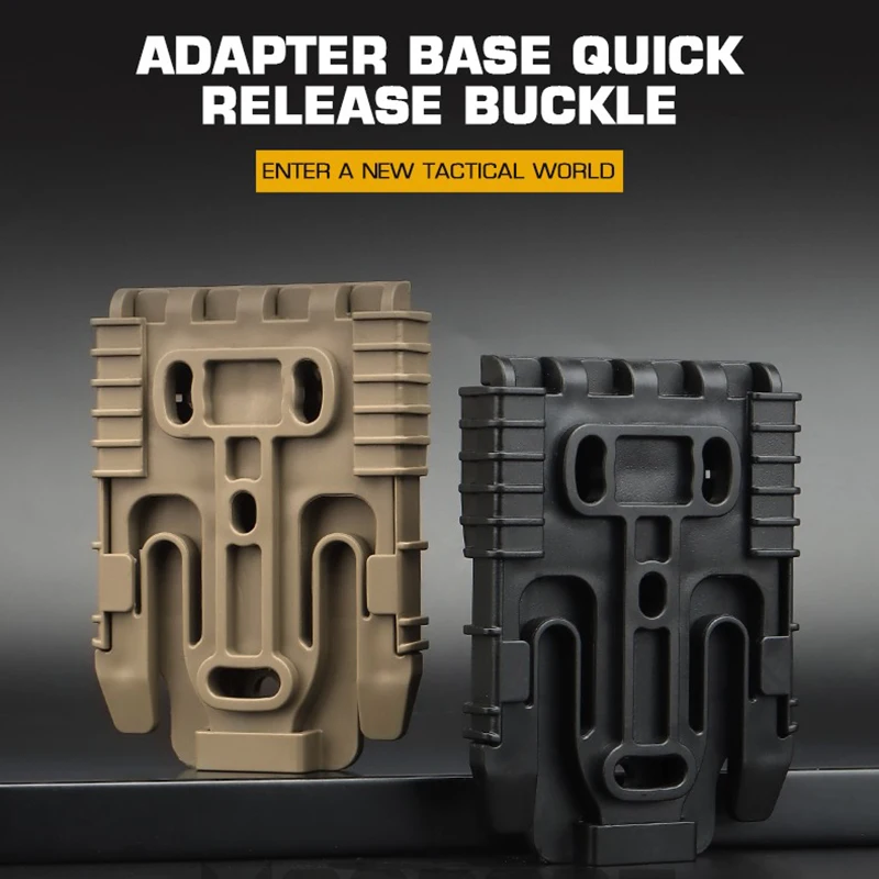 Kit de sistema de bloqueo rápido QLS Airsoft, adaptador de funda para Glock 17 19 Colt 1911 M9 P226, cinturón de cintura, accesorios de plataforma de paleta - imagen 4