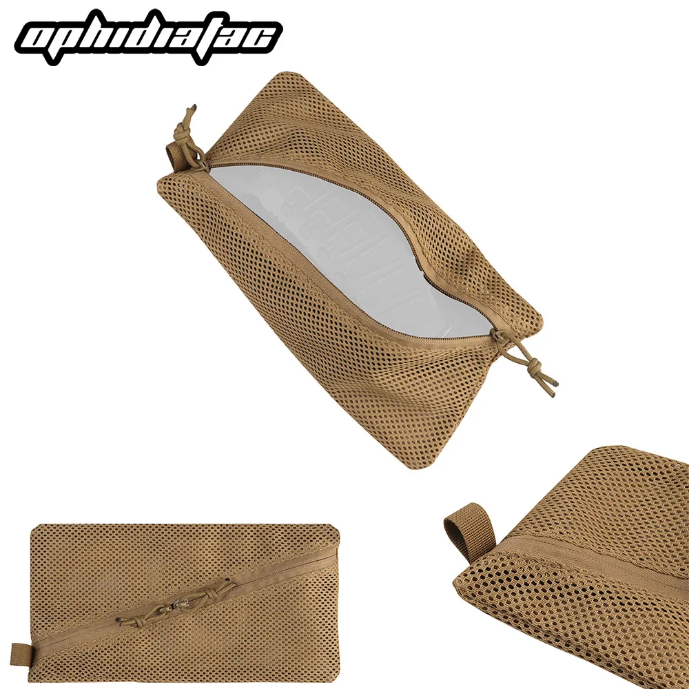 Bolsa OPHIDIAN de malla EDC, mochila organizadora de equipo de utilidad, bolsa organizadora Modular de inserción de bolsillo, bolsa de viaje para acampar y cazar