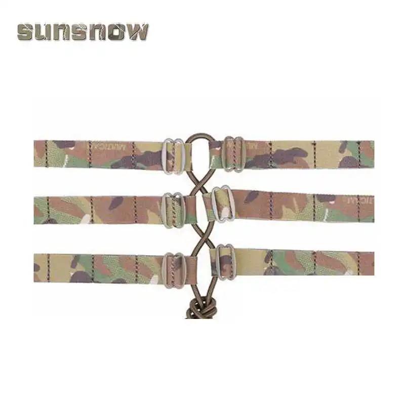 Accesorio de faja esquelética de 3 bandas, cerradura de escalera de Metal, conector AVS de 3 bandas, hebilla de mariposa, hebilla de resorte elástica - imagen 4