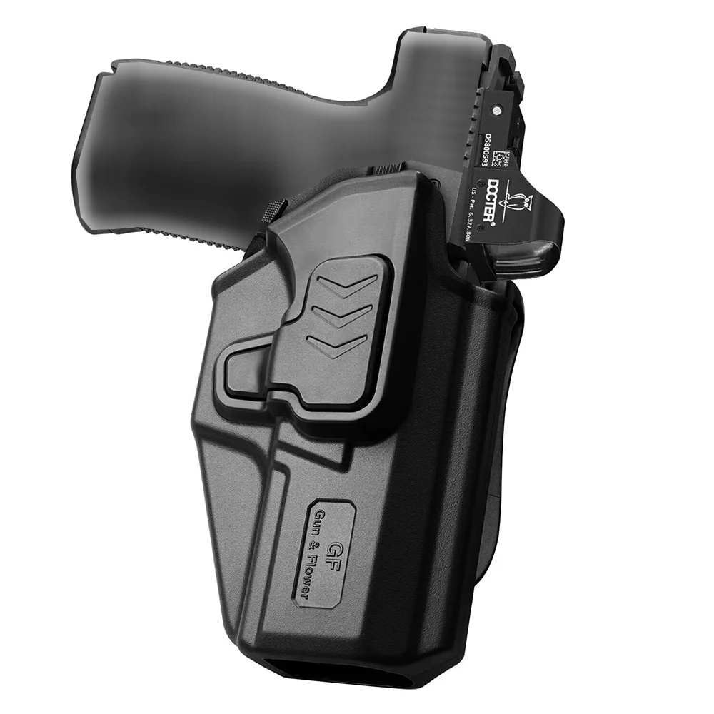 Sólo para CZ P10C / CZ P10S / CZ P10C Airsoft, funda de paleta OWB, funda de transporte para cinturilla exterior, desbloqueo del dedo índice, mano derecha