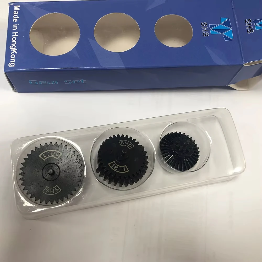 SHS Set gigi taktis asli CNC, perangkat roda gigi kecepatan tinggi torsi pemerkuat potongan baja untuk Ver.2 / 3 AEG EBB Caja de cambios - imagen 5