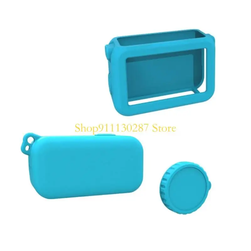 Cubierta protectora silicona J1HC para cuerpo cámara acción con tapa lente diseño resistente a arañazos - imagen 4