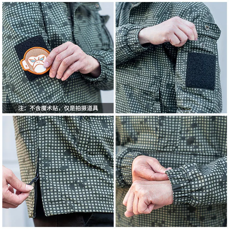 Suéter táctico para hombre, abrigo de camuflaje militar cálido para exteriores, primavera y otoño - imagen 4