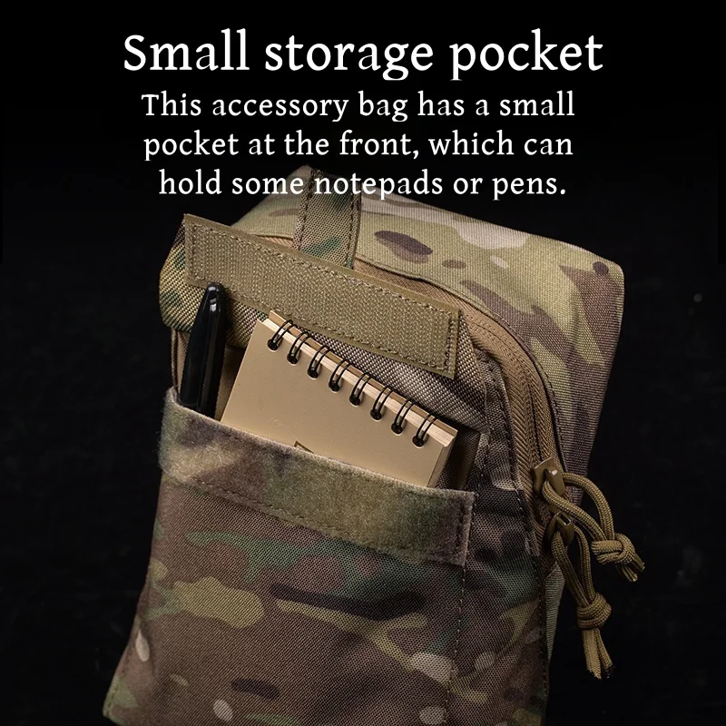 Bolsa multiusos multifuncional portátil de camuflaje, bolsa de almacenamiento, carga del sistema MOLLE - imagen 3