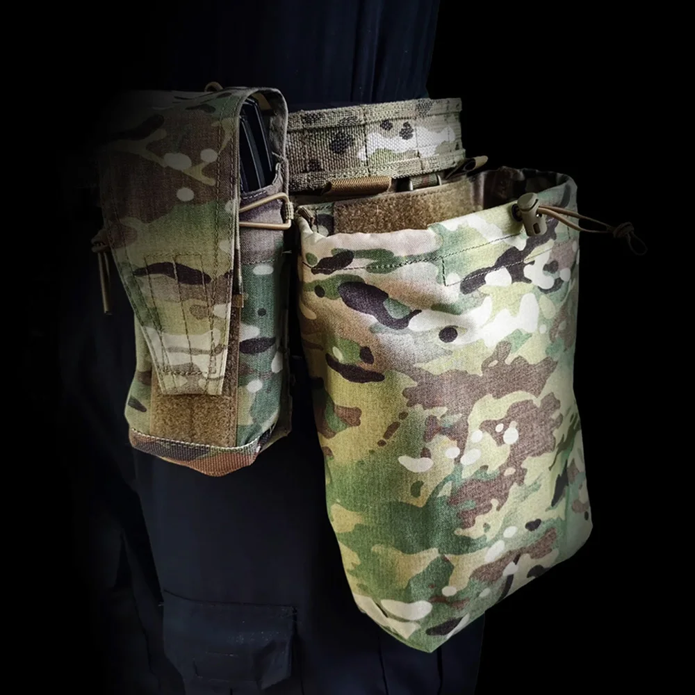 Bolsa táctica plegable portacargadores con fijación MOLLE - imagen 3
