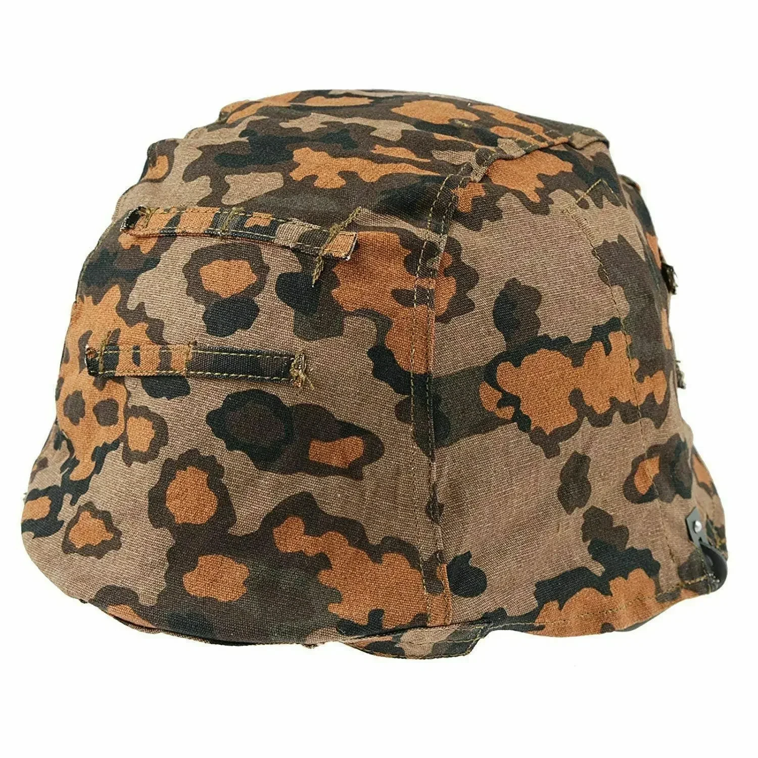 Cubierta de casco Reversible de élite alemana M35 M40 de la Segunda Guerra Mundial, cubierta de casco de camuflaje de roble para primavera y otoño, cubierta de casco de camuflaje militar SS DOT44 Stahlhelm - imagen 4