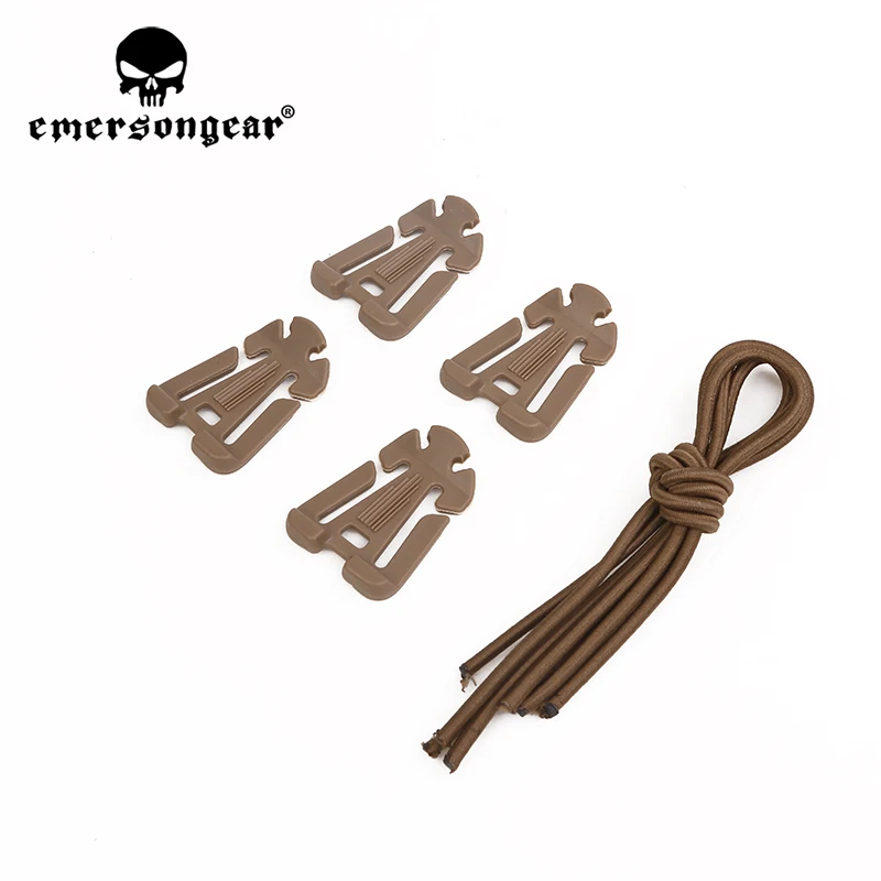 Emersongear-dominador de Web táctico Molle, mochila, mosquetón, herramienta EDC, correas de cuerda elástica, bobinadora de hebilla - imagen 2