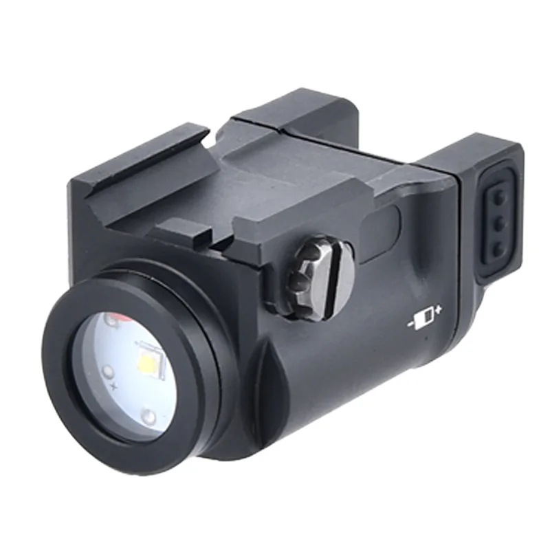 WADSN-linterna de pistola klesch, minilámpara de arma de alta potencia, 600 lúmenes, 20mm, Rail Glcok 17 19 - imagen 3
