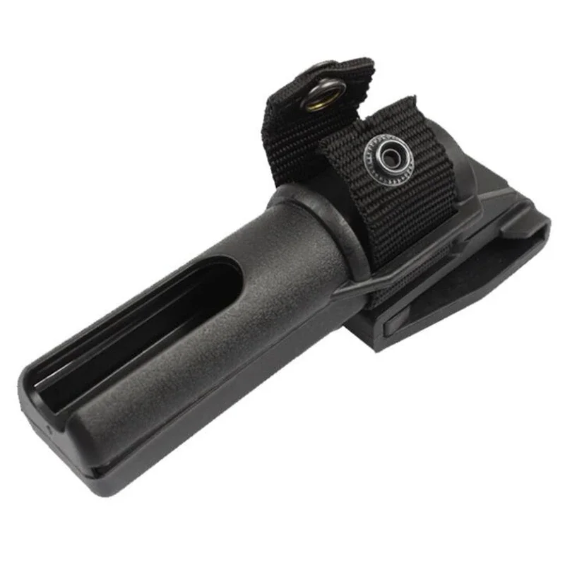 360 °   Soporte de bastón extensible giratorio para bastón telescópico de 21-26 ", bolsa de bastón ajustable, fácil uso, táctica - imagen 5