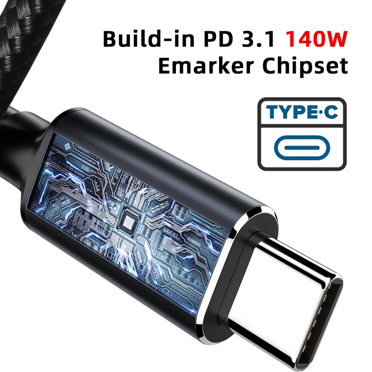 Cable de carga tipo C para ordenador portátil, USB-C de 1,8 m de potencia, 100W, 135W, 140W, 65W, entrada a salida DC 5,5x2,1mm, 20V - imagen 2