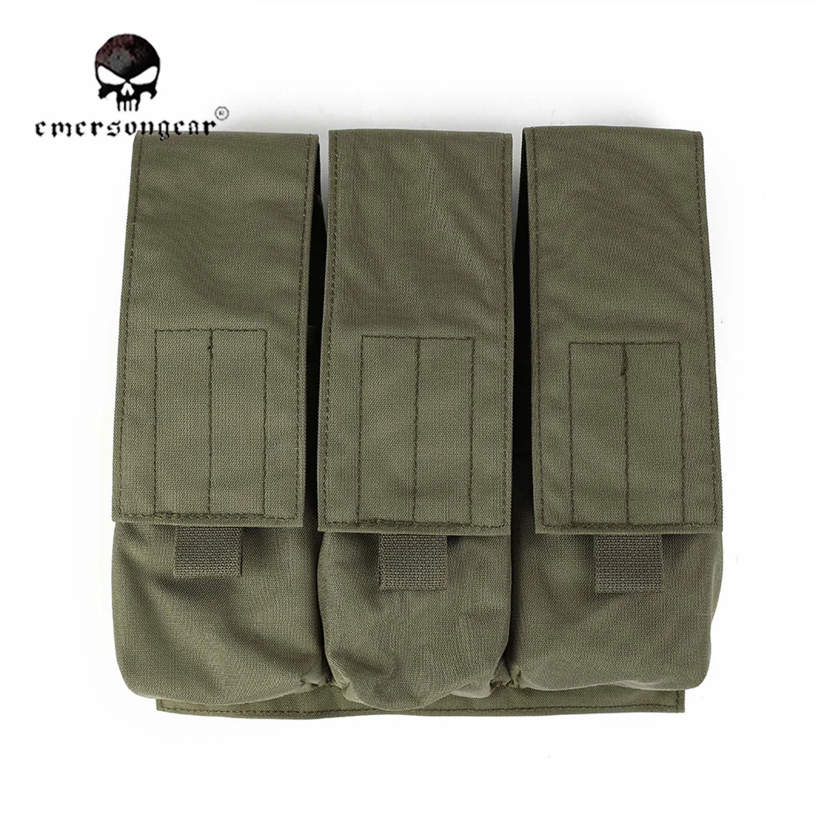 Emersong-Triple bolsa para revistas para Rifle AK LBT estilo 7,62 Panel, caza Airsoft senderismo EM9061 - imagen 3