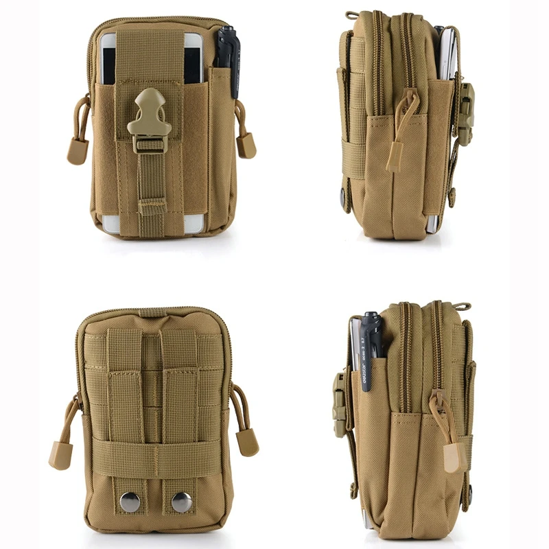 Bolsa de pierna táctica para deportes, camuflaje, locomotora de montar, mallas multifuncionales portátiles, bolsa de cintura colgante deportiva, riñoneras - imagen 3