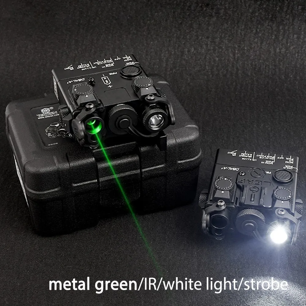 WADSN-DBAL-A2 táctico, mira de punto IR, rojo, verde, azul, Láser de puntería, M300, M300A, Mini arma de luz de explorador, accesorio de linterna Airsoft - imagen 3