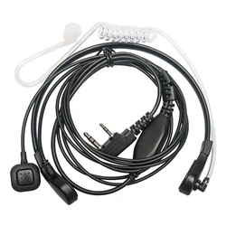 ABBREE Micrófono de garganta PTT para radios Kenwood y Baofeng