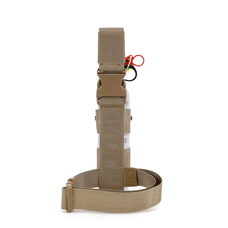 Funda táctica para botella de agua y hervidor de pierna, portadores de cinturón con bolsa MK9, bolsa para pierna para muslo, pulverizador de pimienta, Mini extintor - imagen 4