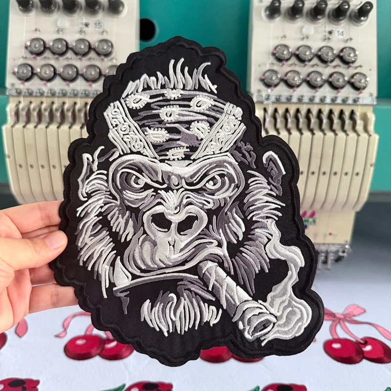 Parches bordados grandes para planchar Live To Ride, parches tácticos grandes para ropa, parches térmicos para motociclista para ropa - imagen 4