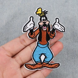 Parche bordado de perro bonito, parches divertidos de animales para planchar para ropa, parches termoadhesivos de dibujos animados para ropa, insignias para coser DIY