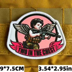 Parche táctico MOLLE ángel guerrero para chaleco y mochila