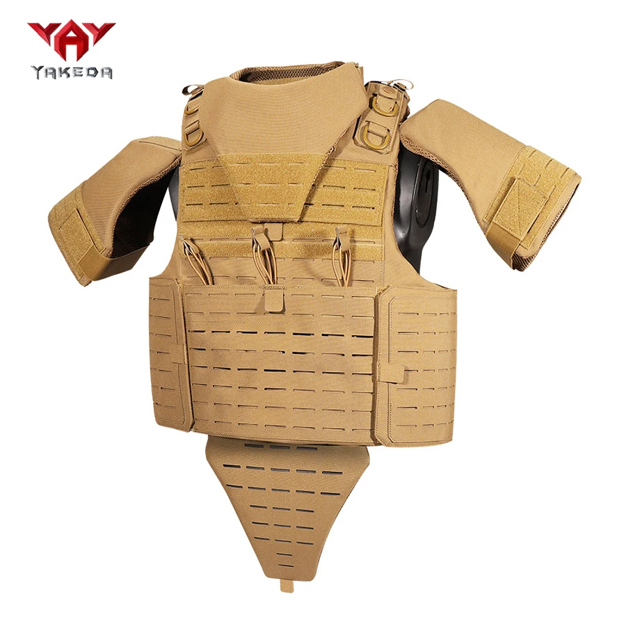 Bolsa de equipo triple oculta en la parte delantera, chaleco de caza, chaleco Molle cortado con láser, ligero y ajustable - imagen 3