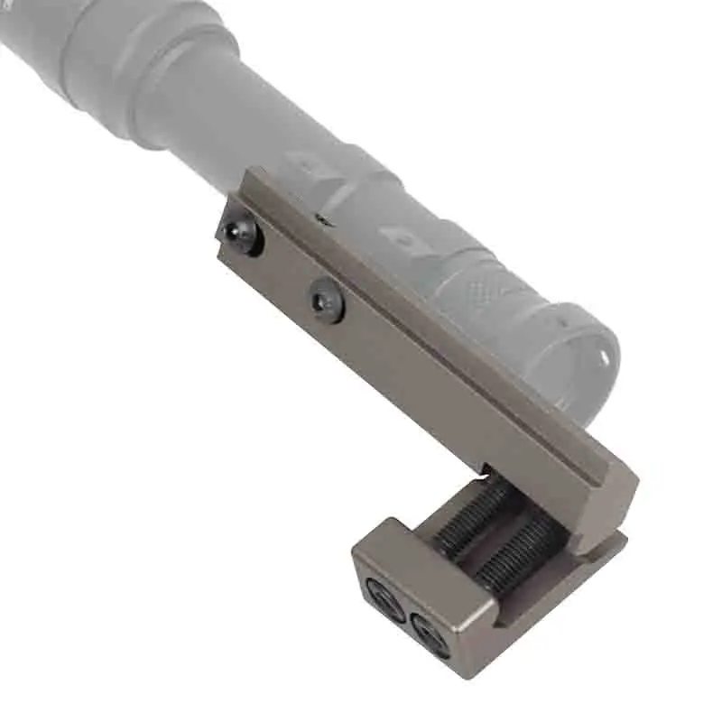 Soporte compensado para linterna táctica de almacén de EE. UU. para linterna Surefire M300 M600 M300A M600C compatible con riel Picatinny HK416 de 20mm - imagen 3